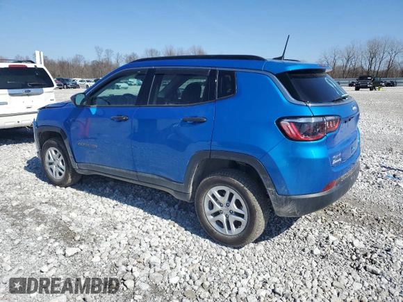 2021 Jeep Compass Sport z VIN 3C4NJDAB0MT573953, wystawiony jako Copart lot #48117185 z przebiegiem 47 329 mil mil oraz Szkoda całkowita • Salvage title. Historia ofert i sprzedaży dostępna na DreamBid. Obrazek 2.