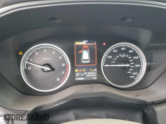 2020 Subaru Forester Limited with VIN JF2SKAUC7LH597538, listed as a Copart auction lot 50165175 with 48,639 mi miles and Salvage Title. Bid and sale history available at carsss.com. Image 9.
