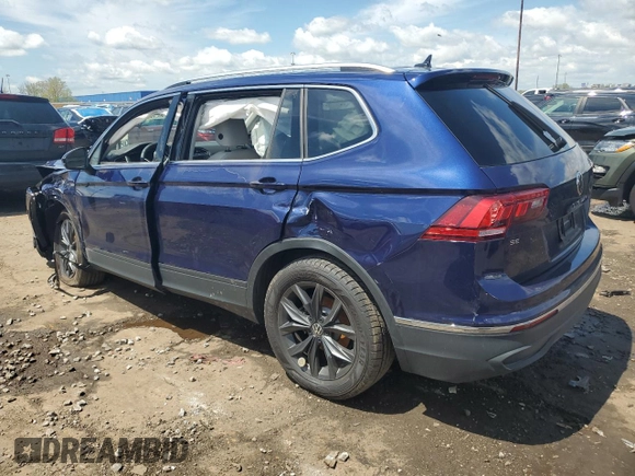 2024 Volkswagen Tiguan SE с VIN 3VVMB7AX8RM126148, выставлен на аукционе Copart как лот 54236005 с пробегом 3 110 миль миль и Чистый • Clean title. История ставок и продаж доступна на DreamBid. Изображение 2.