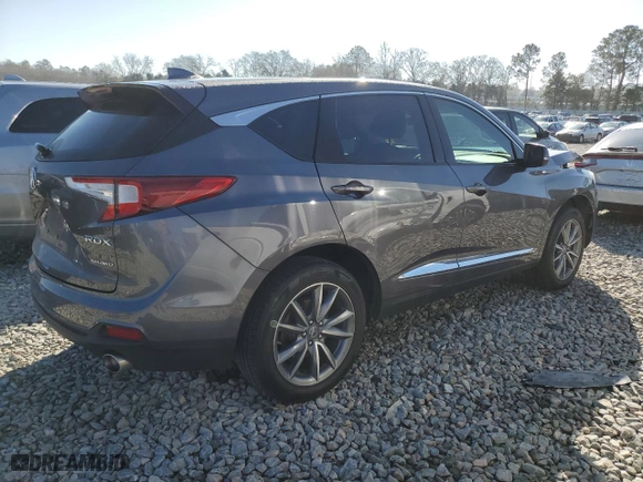 2019 Acura RDX w/Technology Pkg with VIN 5J8TC2H55KL011658, listed as a Copart auction lot 43474495 with 73,211 mi miles and Salvage Title. Bid and sale history available at carsss.com. Image 3.