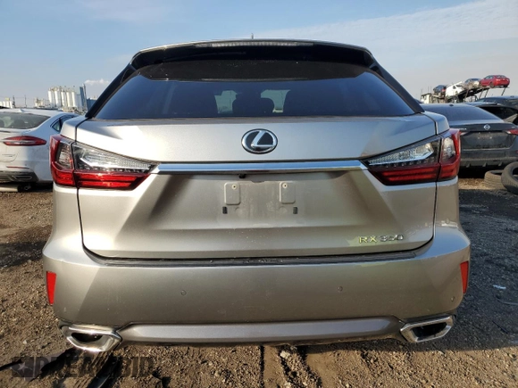 2017 Lexus RX with VIN 2T2BZMCA0HC061887, listed as a Copart auction lot 47530385 with 89,510 mi miles and Salvage Title. Bid and sale history available at carsss.com. Image 6.