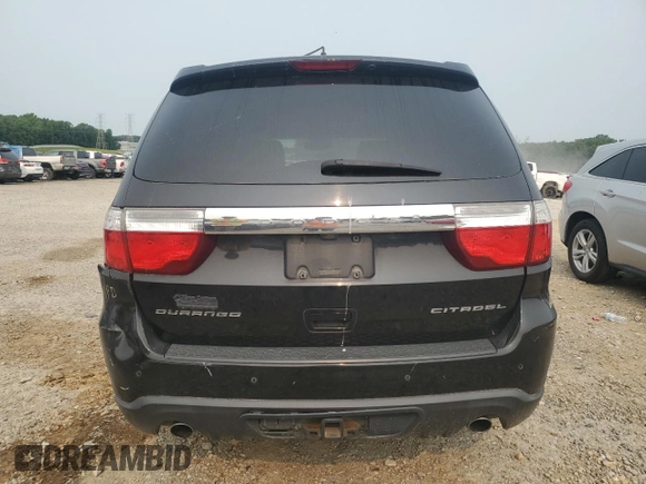 2011 Dodge Durango Citadel with VIN 1D4SD5GT5BC613570, listed as a Copart auction lot 59104185 with 169,620 mi miles and Clean title. Bid and sale history available at DreamBid. Image 6.