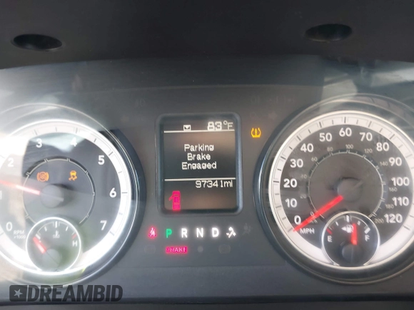 2020 Ram 1500 Tradesman with VIN 1C6RR6FG7LS114615, listed as a IAAI auction lot 42061182 with 97,341 mi miles and . Bid and sale history available at DreamBid. Image 7.