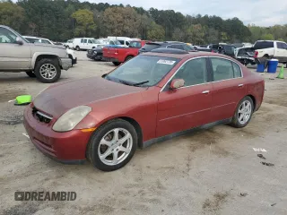 2004 Infiniti G35 w/Leather with VIN JNKCV51EX4M615173, listed as a Copart auction lot 51062735 with 196,641 mi miles and Clean Title. Bid and sale history available at carsss.com. Image 1.