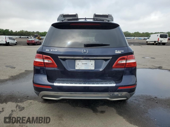 2015 Mercedes-Benz M 350 with VIN 4JGDA5HB2FA482504, listed as a Copart auction lot 62188575 with 233,700 mi miles and Salvage title. Bid and sale history available at DreamBid. Image 6.