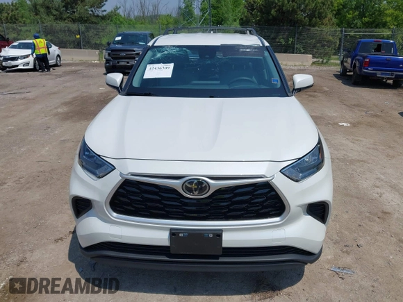 2020 Toyota Highlander L with VIN 5TDCZRAH4LS028560, listed as a IAAI auction lot 42436309 with 55,569 mi miles and . Bid and sale history available at DreamBid. Image 12.