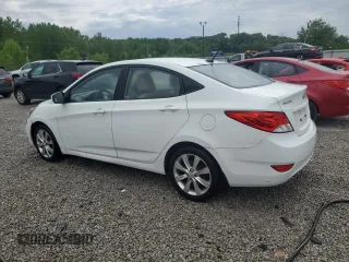 2012 Hyundai Accent GLS z VIN KMHCU4AE9CU243155, wystawiony jako Copart lot #53612565 z przebiegiem 97 636 mil mil oraz Nie do naprawy. Historia ofert i sprzedaży dostępna na DreamBid. Obrazek 2.