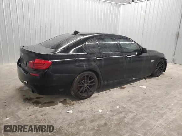 2014 BMW 5 Series 535i with VIN WBA5B1C5XED475536, listed as a Copart auction lot 52823305 with 144,013 mi miles and Clean Title. Bid and sale history available at carsss.com. Image 3.