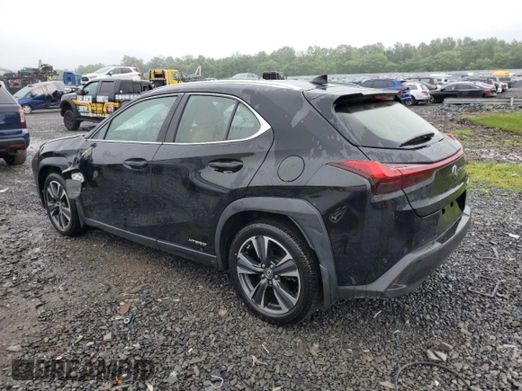 2021 Lexus UX 250h with VIN JTHP9JBH4M2052480, listed as a Copart auction lot 59948845 with 22,033 mi miles and Salvage title. Bid and sale history available at DreamBid. Image 2.