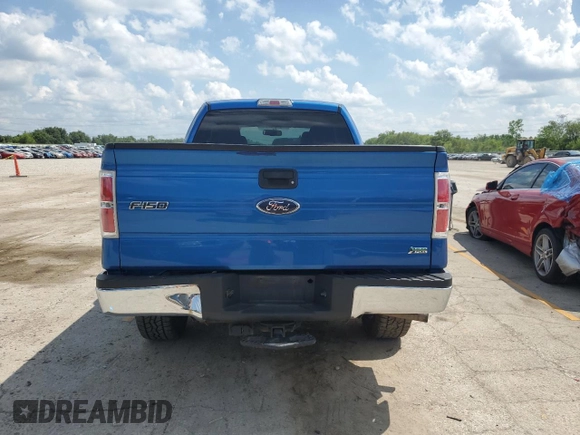 2010 Ford F-150 XL with VIN 1FTFX1EV3AKE20275, listed as a Copart auction lot 61480585 with 76,806 mi miles and Salvage title. Bid and sale history available at DreamBid. Image 6.