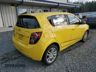 2016 Chevrolet Sonic LT with VIN 1G1JC6SB0G4101838, listed as a Copart auction lot 87365014 with 129,357 mi miles and Clean Title. Bid and sale history available at carsss.com. Image 3.