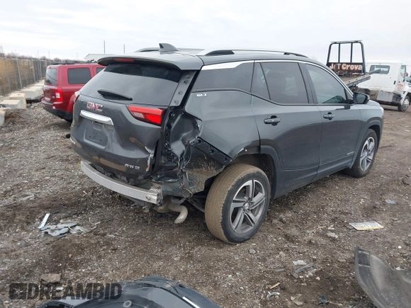 2020 GMC Terrain SLT with VIN 3GKALVEVXLL172044, listed as a IAAI auction lot 41868790 with 65,496 mi miles. Bid and sale history available at carsss.com. Image 4.