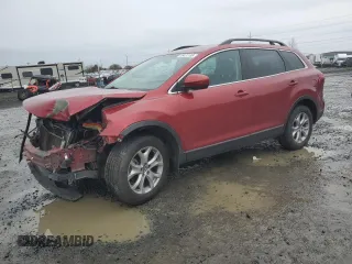 2014 Mazda CX-9 Touring with VIN JM3TB3CV4E0435442, listed as a Copart auction lot 45431135 with 129,495 mi miles and Salvage Title. Bid and sale history available at carsss.com. Image 1.