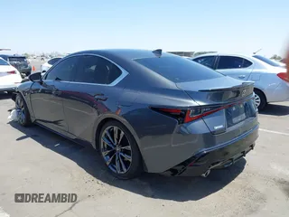 2021 Lexus IS 350 F Sport with VIN JTHGZ1B26M5037621, listed as a IAAI auction lot 42271422 with 42,719 mi miles and . Bid and sale history available at DreamBid. Image 3.