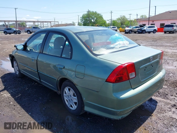 2004 Honda Civic LX z VIN 2HGES15554H591164, wystawiony jako IAAI lot #42289863 z przebiegiem 200 500 mil mil oraz . Historia ofert i sprzedaży dostępna na DreamBid. Obrazek 3.