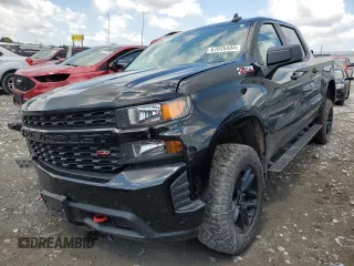 2022 Chevrolet Silverado 1500 Custom Trail Boss with VIN 1GCPYCEK1NZ232886, listed as a Copart auction lot 67035484 with 37,429 mi miles and Salvage Title. Bid and sale history available at DreamBid. Image 1.