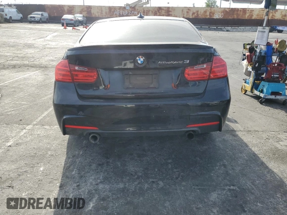 2013 BMW 3 Series ActiveHybrid 3 with VIN WBA3F9C54DF483919, listed as a Copart auction lot 82932794 with 131,257 mi miles and Salvage Title. Bid and sale history available at carsss.com. Image 6.