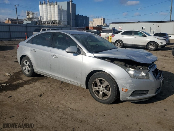 2012 Chevrolet Cruze LT w/1FL with VIN 1G1PE5SC8C7337086, listed as a Copart auction lot 89340895 with 134,730 mi miles and Salvage Title. Bid and sale history available at carsss.com. Image 4.