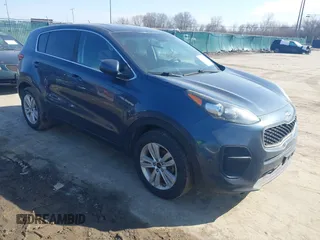 2018 Kia Sportage LX with VIN KNDPM3AC1J7453713, listed as a IAAI auction lot 41677259 with 165,792 mi miles and . Bid and sale history available at carsss.com. Image 1.