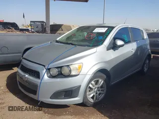 2013 Chevrolet Sonic LT with VIN 1G1JC6SH6D4175247, listed as a IAAI auction lot 41658630 with 296,668 mi miles. Bid and sale history available at carsss.com. Image 2.