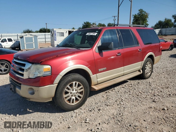 2008 Ford Expedition EL Eddie Bauer with VIN 1FMFK175X8LA49840, listed as a Copart auction lot 73827194 with 147,783 mi miles and Salvage Title. Bid and sale history available at carsss.com. Image 1.