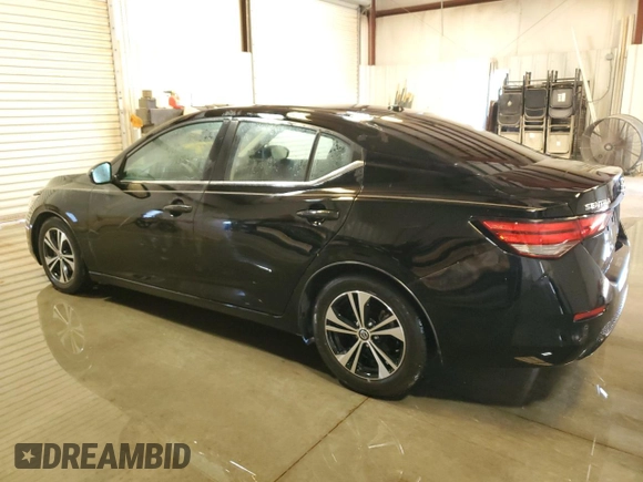 2021 Nissan Sentra SV with VIN 3N1AB8CV9MY322218, listed as a Copart auction lot 61797935 with 51,280 mi miles and Clean title. Bid and sale history available at DreamBid. Image 2.