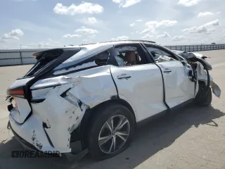 2023 Lexus RX 350h with VIN 2T2BBMCA6PC009683, listed as a Copart auction lot 50993235 with 21,001 mi miles and Salvage title. Bid and sale history available at DreamBid. Image 3.