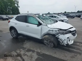 2023 Buick Encore GX Essence with VIN KL4MMFSL1PB007368, listed as a Copart auction lot 57029995 with Not provided miles and Salvage title. Bid and sale history available at DreamBid. Image 4.