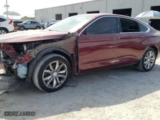 2017 Chevrolet Impala LT with VIN 1G1105S3XHU171182, listed as a Copart auction lot 53428595 with 164,505 mi miles and Salvage Title. Bid and sale history available at carsss.com. Image 1.