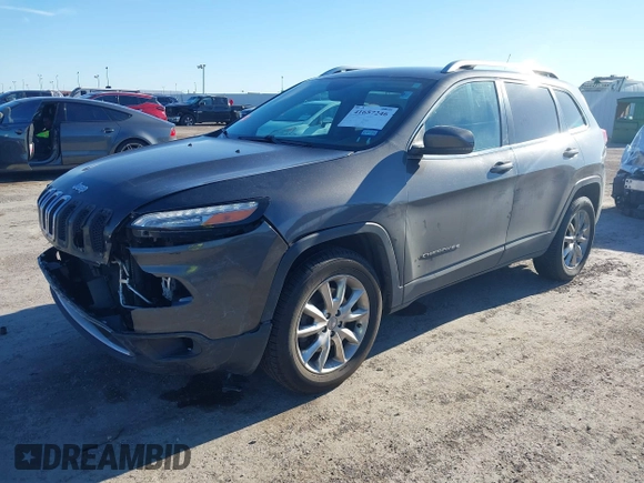 2014 Jeep Cherokee Limited with VIN 1C4PJMDS8EW271410, listed as a IAAI auction lot 41657246 with 132,930 mi miles. Bid and sale history available at carsss.com. Image 18.