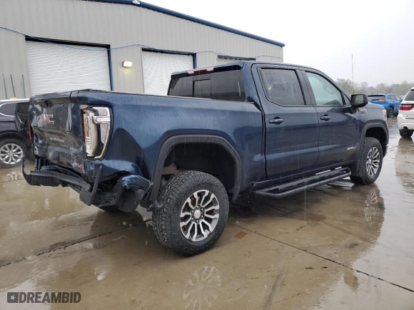 2019 GMC Sierra 1500 AT4 with VIN 3GTP9EEDXKG308417, listed as a Copart auction lot 51839645 with 76,897 mi miles and Salvage Title. Bid and sale history available at carsss.com. Image 3.