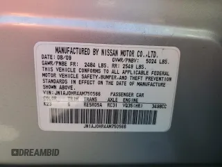 2010 Infiniti EX Journey with VIN JN1AJ0HR4AM750566, listed as a Copart auction lot 41864075 with 164,696 mi miles and Salvage Title. Bid and sale history available at DreamBid. Image 12.