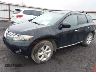 2009 Nissan Murano S with VIN JN8AZ18W49W121704, listed as a IAAI auction lot 42127624 with 191,697 mi miles. Bid and sale history available at carsss.com. Image 2.