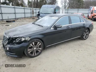 2016 Mercedes-Benz S 550 with VIN WDDUG8CB7GA228757, listed as a Copart auction lot 46789635 with 138,514 mi miles and Salvage Title. Bid and sale history available at carsss.com. Image 1.