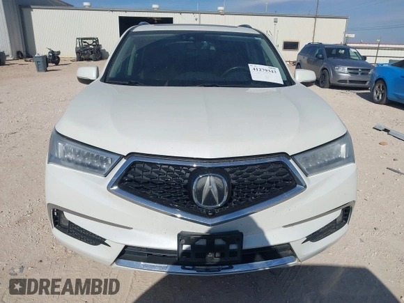 2017 Acura MDX Sport Hybrid w/Advance Pkg with VIN 5FRYD7H72HB001549, listed as a IAAI auction lot 41279343 with 80,135 mi miles. Bid and sale history available at carsss.com. Image 13.