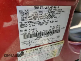 2006 Ford Freestyle SEL z VIN 1FMZK02156GA21350, wystawiony jako Copart lot #68548764 z przebiegiem Nie podano mil oraz Szkody całkowita. Historia ofert i sprzedaży dostępna na DreamBid. Obrazek 15.