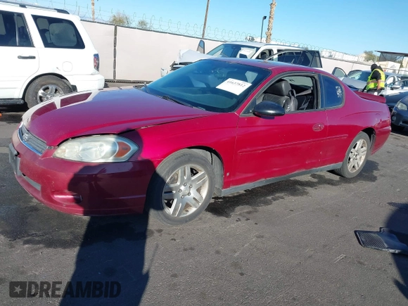 2006 Chevrolet Monte Carlo LT 3.9L with VIN 2G1WK151869228752, listed as a IAAI auction lot 41637812 with 214,326 mi miles. Bid and sale history available at carsss.com. Image 12.