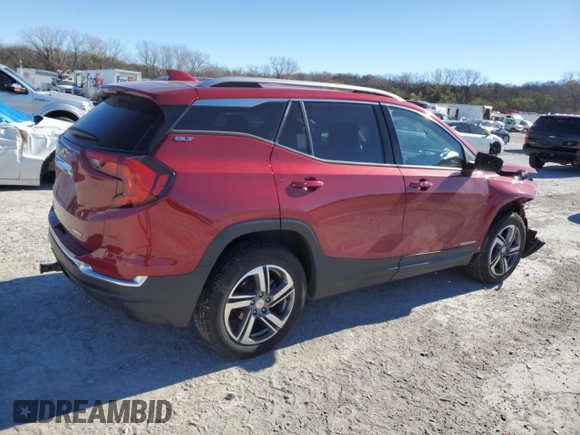2020 GMC Terrain SLT with VIN 3GKALVEVXLL265467, listed as a Copart auction lot 81483374 with 70,039 mi miles and Salvage Title. Bid and sale history available at carsss.com. Image 3.