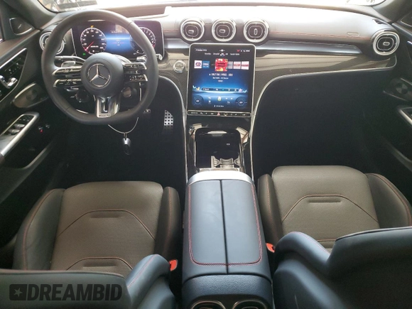 2024 Mercedes-Benz C 63 S AMG E Performance with VIN W1KAF8AB3RR221818, listed as a Copart auction lot 53712045 with 361 mi miles and Salvage title. Bid and sale history available at DreamBid. Image 8.