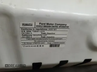 2020 Ford Escape SE with VIN 1FMCU9G68LUB25725, listed as a IAAI auction lot 42773960 with 91,597 mi miles and . Bid and sale history available at DreamBid. Image 32.