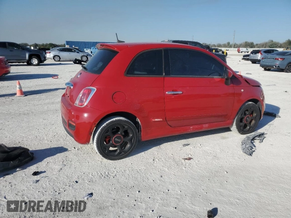 2016 FIAT 500 Sport with VIN 3C3CFFBR1GT144832, listed as a Copart auction lot 46041825 with 99,464 mi miles and Non repairable. Bid and sale history available at DreamBid. Image 3.