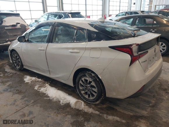 2022 Toyota Prius L Eco with VIN JTDKAMFU6N3189167, listed as a IAAI auction lot 41602874 with 13,416 mi miles. Bid and sale history available at carsss.com. Image 3.
