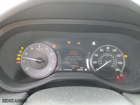 2022 Acura TLX w/Technology Package with VIN 19UUB5F41NA003012, listed as a Copart auction lot 82753724 with 41,478 mi miles and Salvage Title. Bid and sale history available at carsss.com. Image 9.