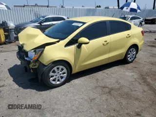 2016 Kia Rio LX with VIN KNADM4A38G6531473, listed as a Copart auction lot 64655924 with 99,744 mi miles and Salvage Title. Bid and sale history available at carsss.com. Image 1.