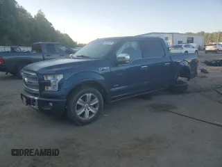 2015 Ford F-150 XL with VIN 1FTEW1CG3FFC92817, listed as a Copart auction lot 75261474 with 149,633 mi miles and Salvage title. Bid and sale history available at DreamBid. Image 1.