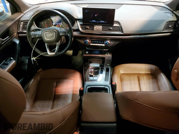 2022 Audi Q5 S line Premium z VIN WA1GAAFY6N2030009, wystawiony jako Copart lot #47274395 z przebiegiem 42 569 mil mil oraz Szkoda całkowita • Salvage title. Historia ofert i sprzedaży dostępna na DreamBid. Obrazek 8.