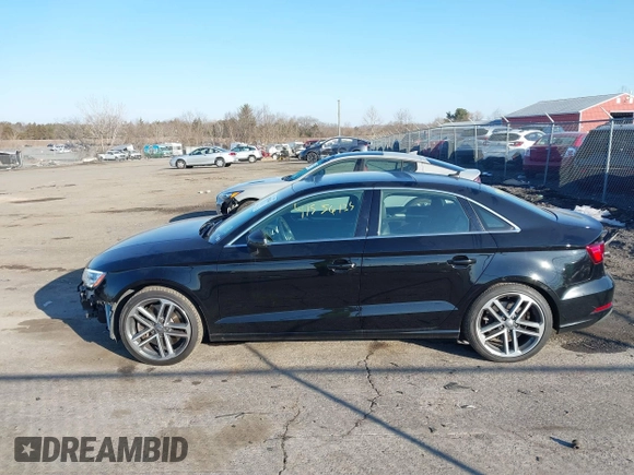 2019 Audi A3 Sedan Premium with VIN WAUBEGFFXK1019177, listed as a IAAI auction lot 41556134 with 98,741 mi miles. Bid and sale history available at carsss.com. Image 15.