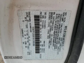 2007 Ford Taurus SE z VIN 1FAFP53U87A138588, wystawiony jako Copart lot #56965245 z przebiegiem Nie podano mil oraz Szkoda całkowita • Salvage title. Historia ofert i sprzedaży dostępna na DreamBid. Obrazek 12.