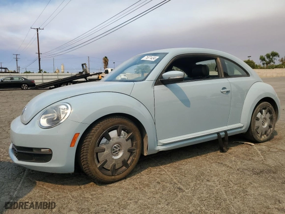 2012 Volkswagen Beetle 2.5L w/Sound/Nav PZEV with VIN 3VWJP7AT6CM656364, listed as a Copart auction lot 71071434 with 0 mi miles and Salvage Title. Bid and sale history available at carsss.com. Image 1.