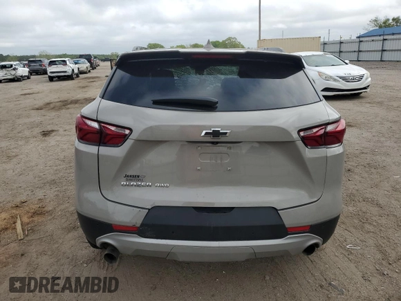 2021 Chevrolet Blazer LT с VIN 3GNKBHRS6MS538374, выставлен на аукционе Copart как лот 51596345 с пробегом 36 291 миль миль и Списание • Salvage title. История ставок и продаж доступна на DreamBid. Изображение 6.
